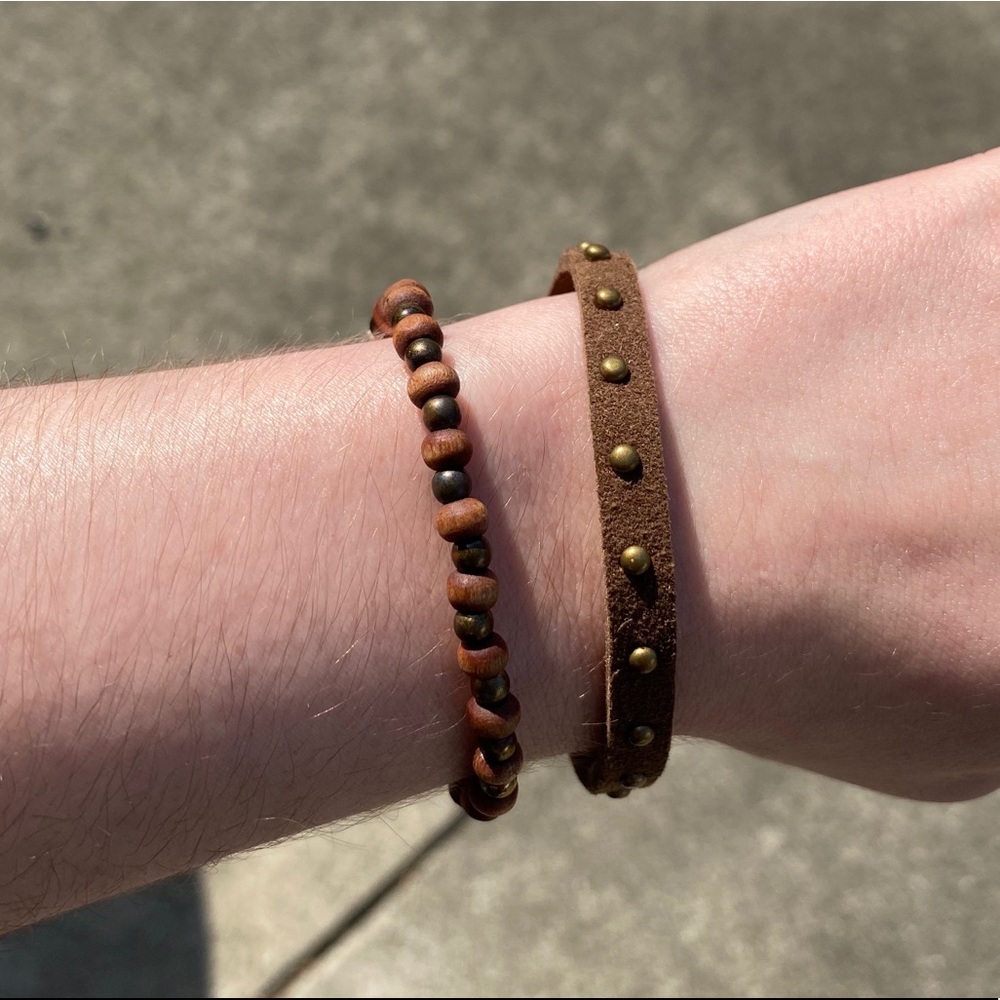 Brown And Gold Bracelets Combo Pack